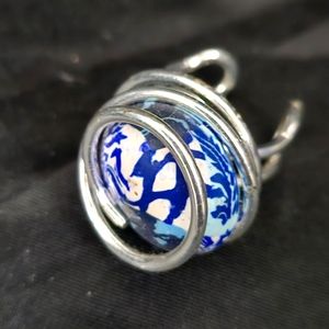 Viva handmade Clay Ring W Matching Earrings and Bracelet